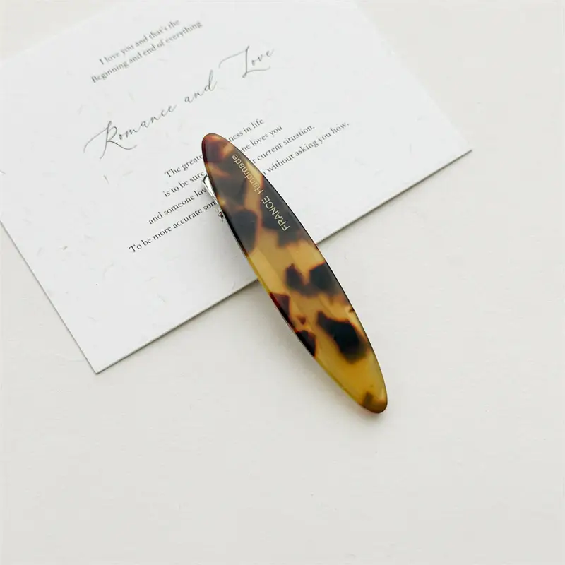 South Korea Acetate Hairpin with Leopard Print — feature 22
