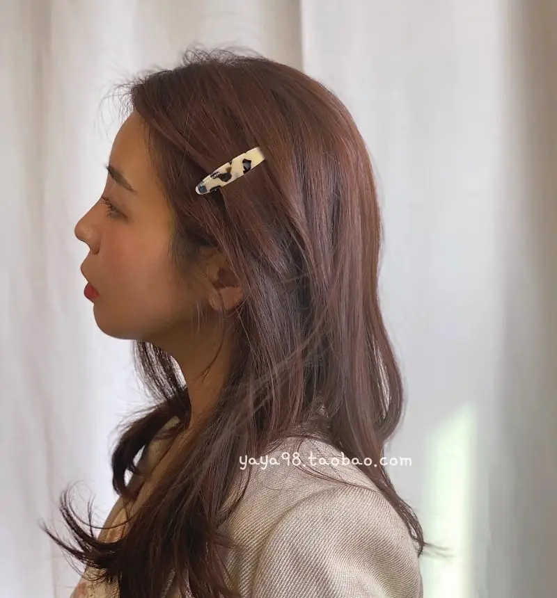 South Korea Acetate Hairpin with Leopard Print — feature 6