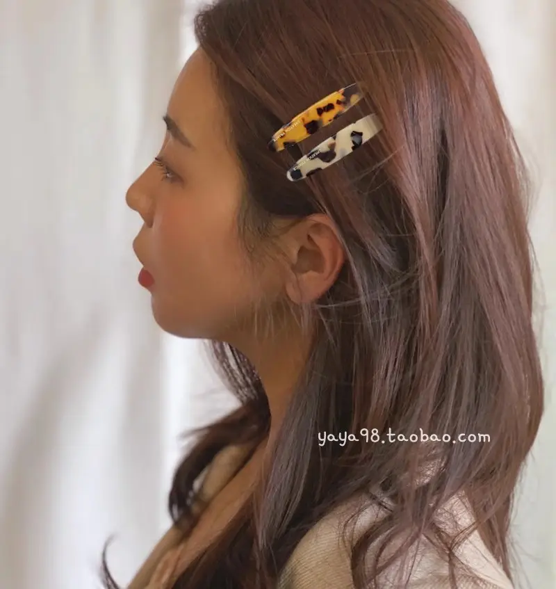 South Korea Acetate Hairpin with Leopard Print — feature 7