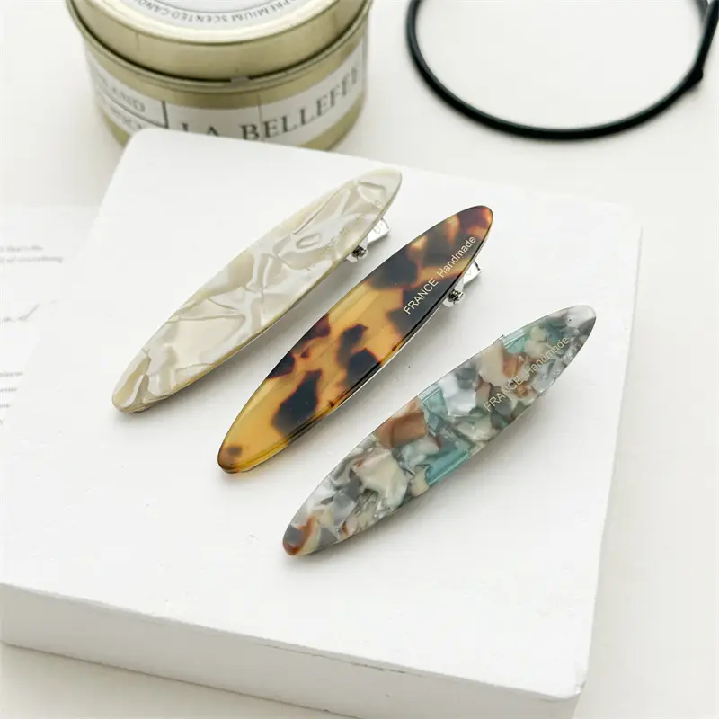South Korea Acetate Hairpin with Leopard Print — feature 9