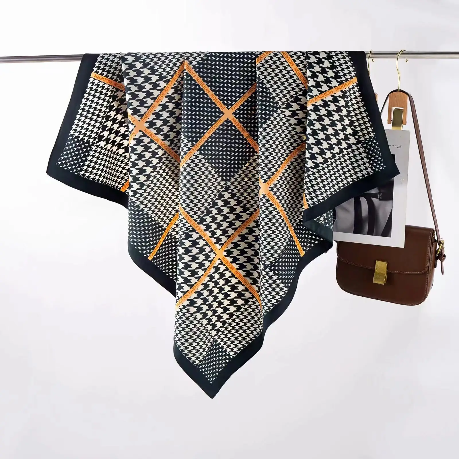 New European Printed Silk Scarf 90cm Large - Image 27