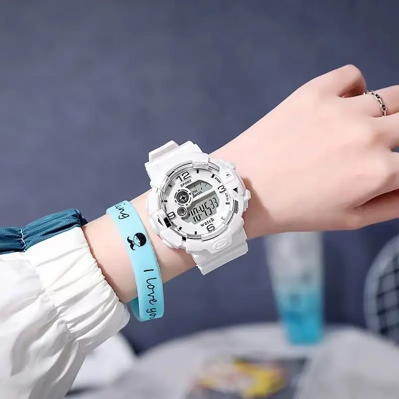 Pink Digital Watch for Girls Boys Sports Wear — feature 3