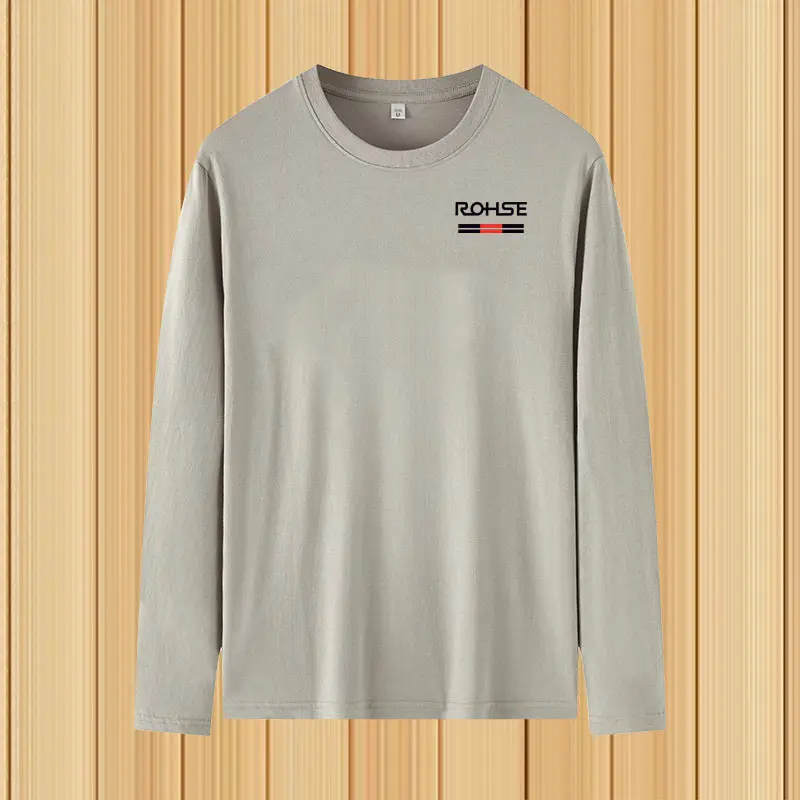 FCN Long Sleeve Crewneck T-Shirt Grey 3Pcs - Image 8