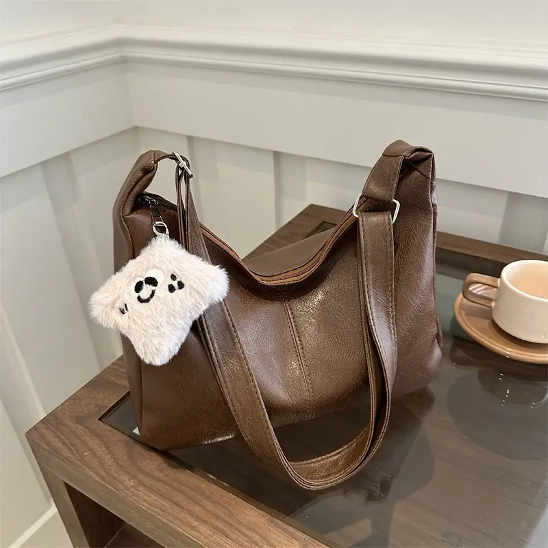 Brown Casual Shoulder Bag for Women 2024 - Image 9