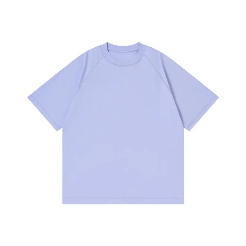 Men Ice Cotton T-Shirt Light Mint Loose Summer - Image 5