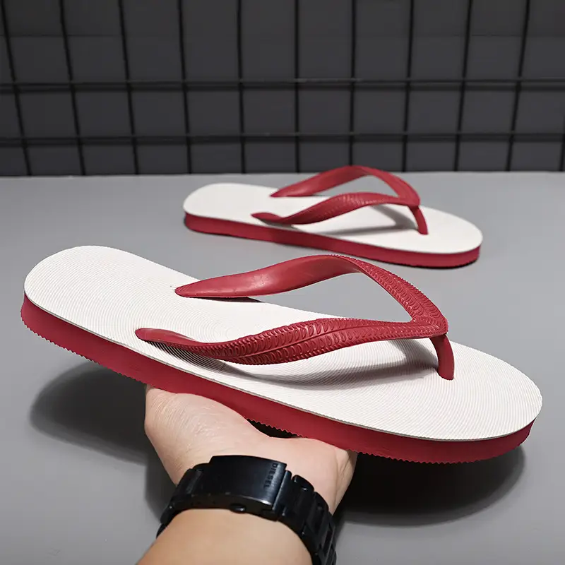 Men Blue Strap Casual Flip Flops Cross-border Plus Size - Image 2