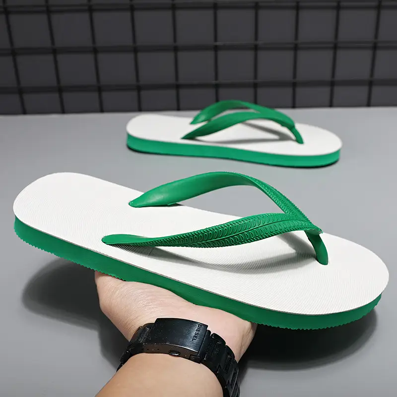Men Blue Strap Casual Flip Flops Cross-border Plus Size - Image 4