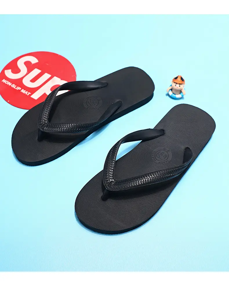 Men Blue Strap Casual Flip Flops Cross-border Plus Size — feature 1