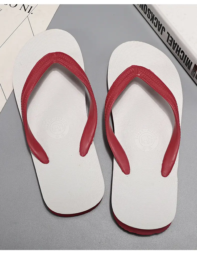 Men Blue Strap Casual Flip Flops Cross-border Plus Size — feature 17