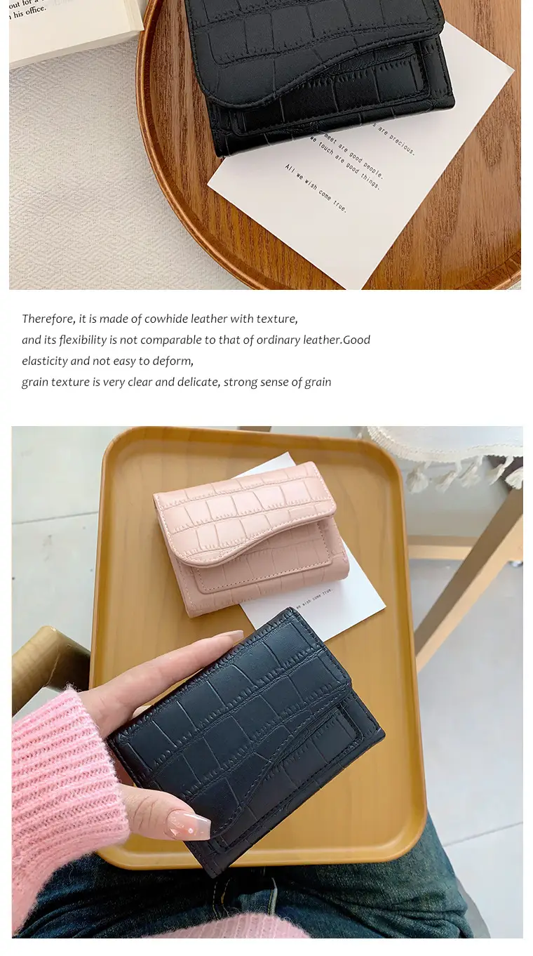 Ins Korean Style Women's Wallet Short Fashionable Multi-color Multi-card Card Bag Zipper Coin Purse Foreign Trade Multifunctional — feature 6