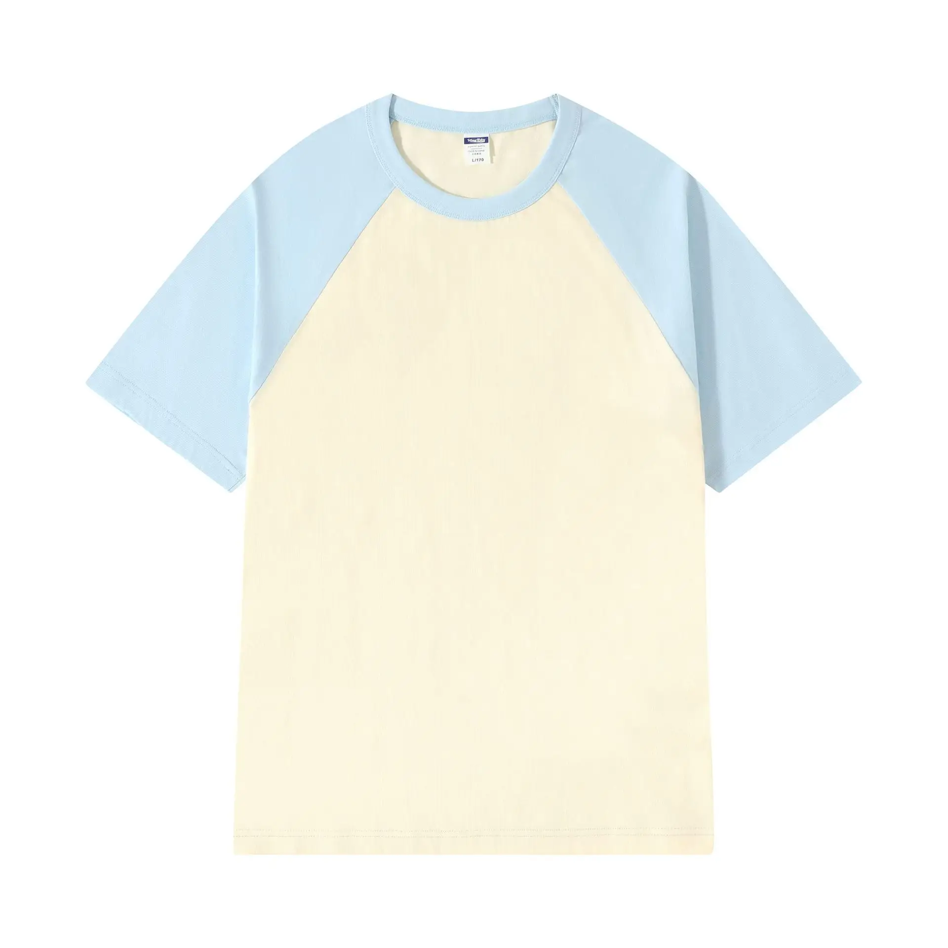 200g Cotton Raglan T-Shirt Red White Kids Women