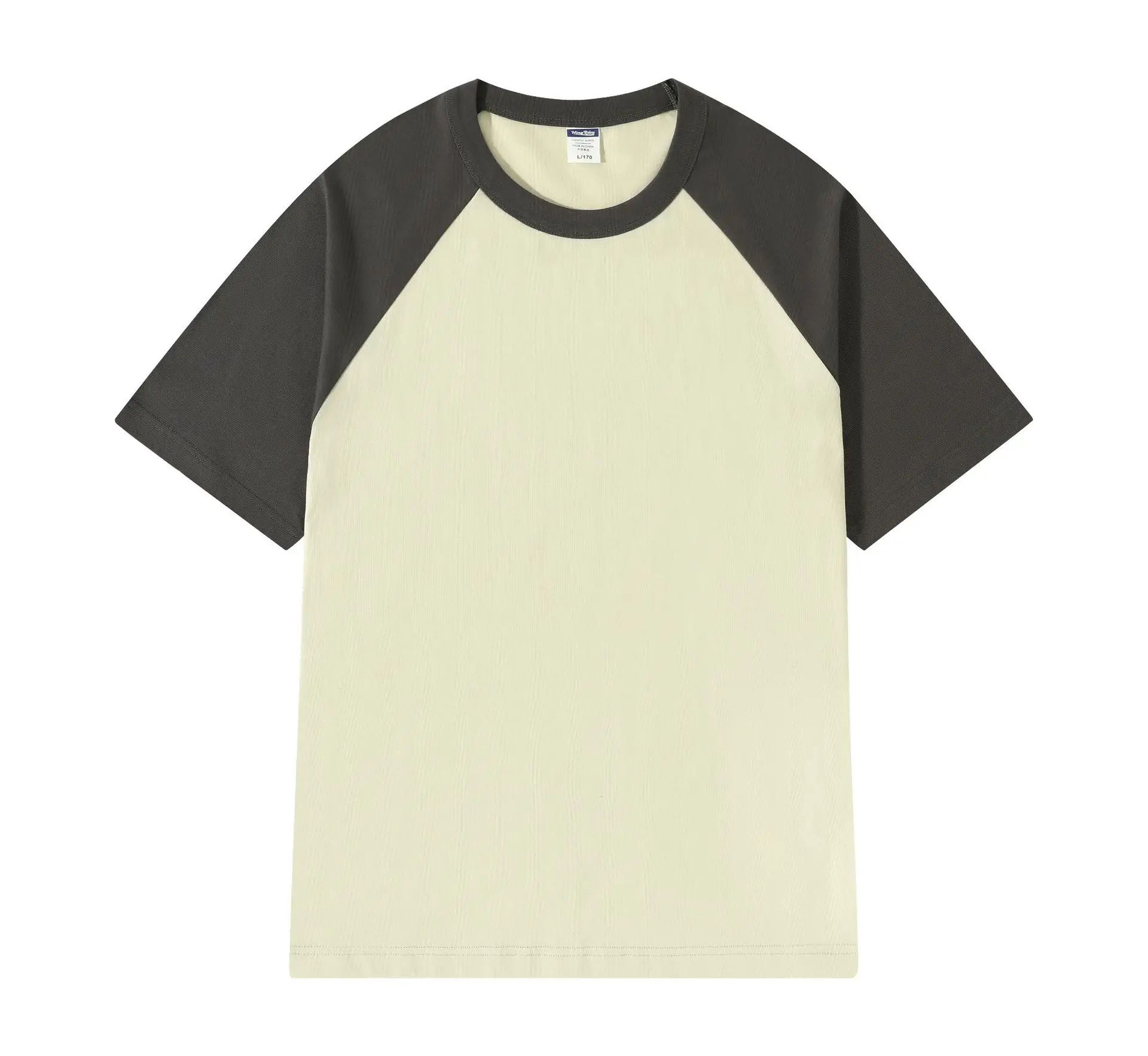 200g Cotton Raglan T-Shirt Red White Kids Women