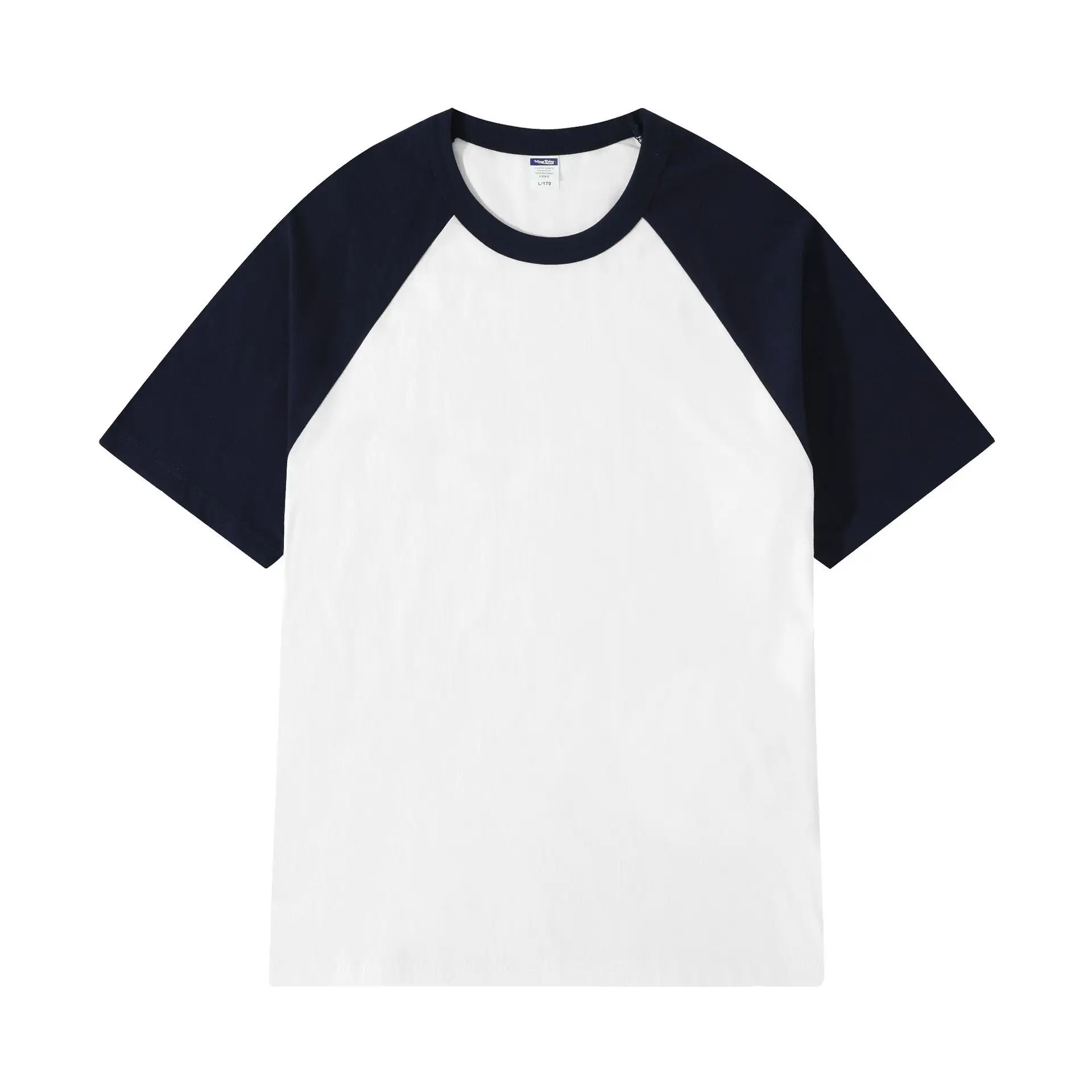 200g Cotton Raglan T-Shirt Red White Kids Women