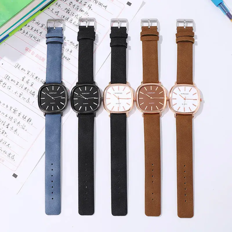 Unisex Casual Watch with Frosted Belt & Roman Scale - Image 7