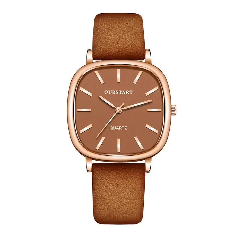 Unisex Casual Watch with Frosted Belt & Roman Scale - Image 8