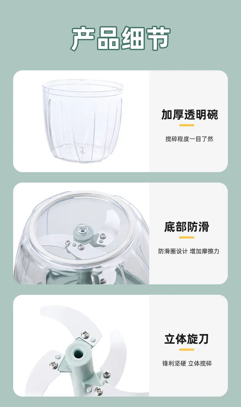 Garlic Pounding Machine Green 12.5cm — feature 14