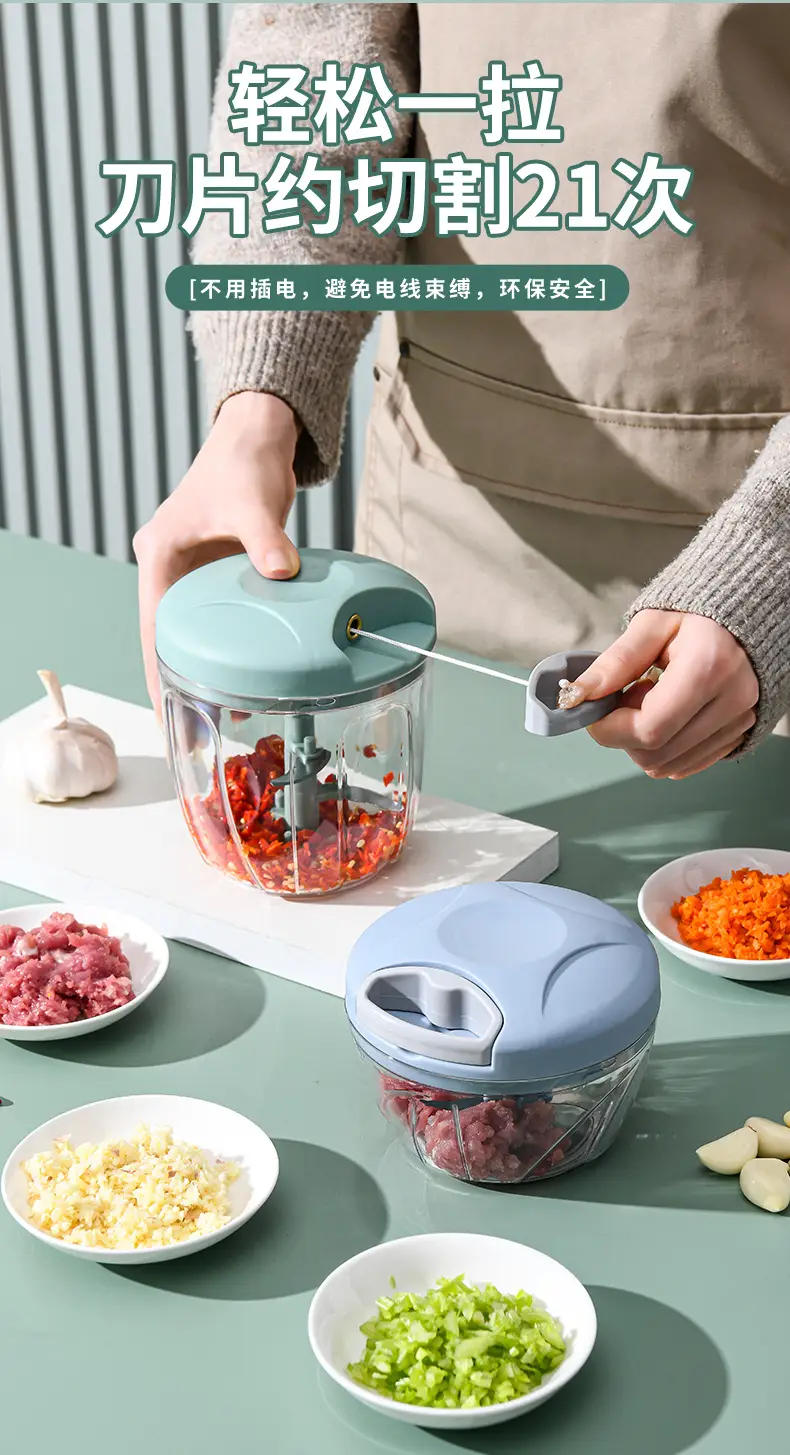 Garlic Pounding Machine Green 12.5cm — feature 3