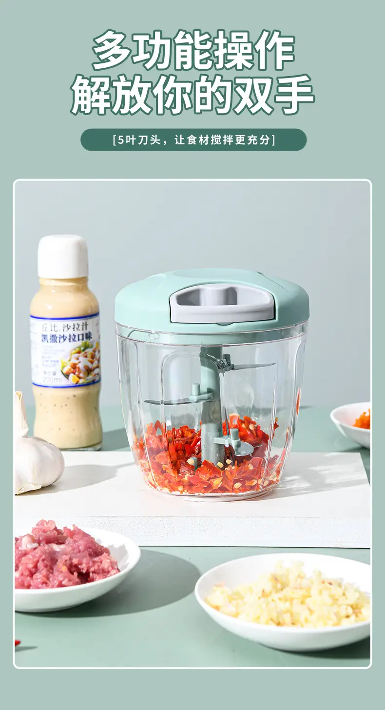 Garlic Pounding Machine Green 12.5cm — feature 5