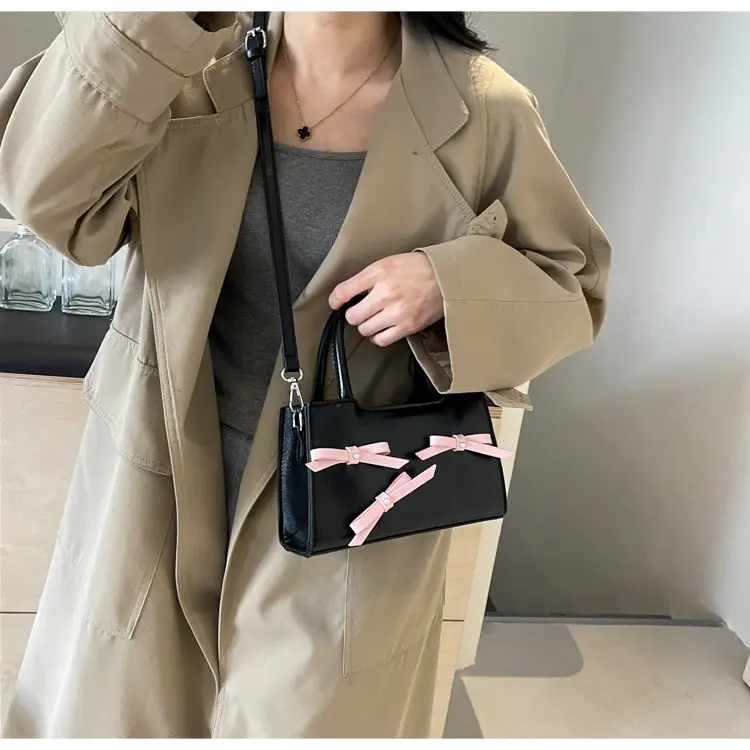 Pink Bow Shoulder Bag for Women 2024 — feature 12