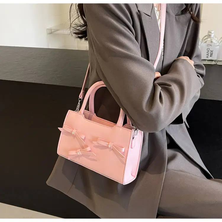 Pink Bow Shoulder Bag for Women 2024 — feature 17