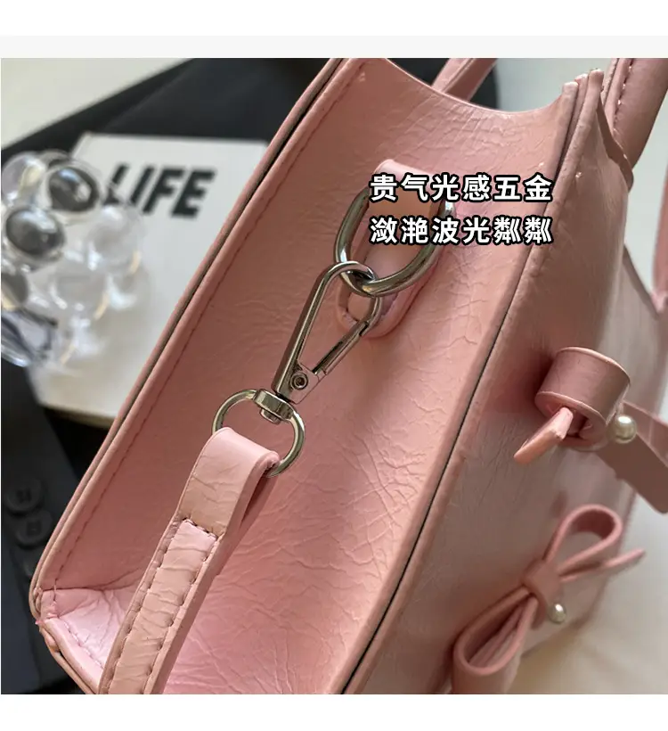 Pink Bow Shoulder Bag for Women 2024 — feature 3
