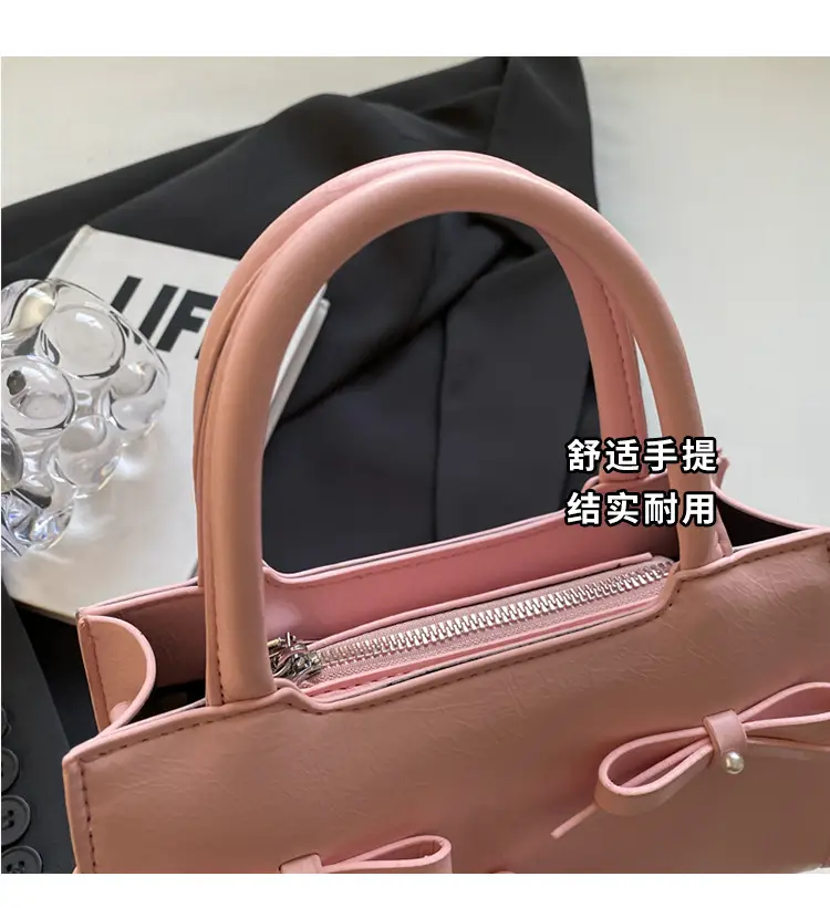 Pink Bow Shoulder Bag for Women 2024 — feature 5