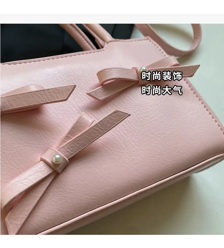 Pink Bow Shoulder Bag for Women 2024 — feature 6
