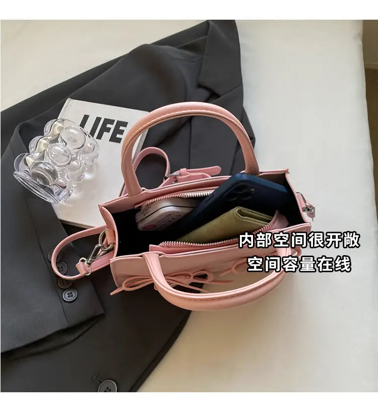 Pink Bow Shoulder Bag for Women 2024 — feature 7