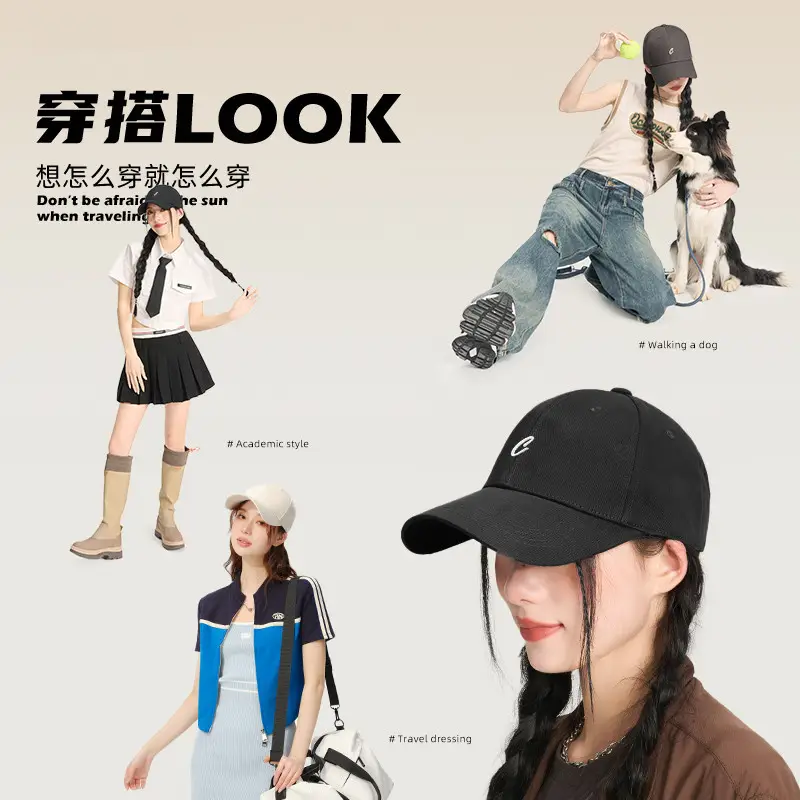 Women's Multi-Color Embroidered Baseball Cap with 30 Head Supply - Image 11