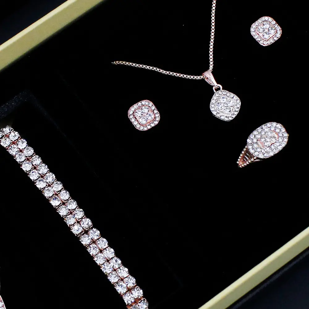 Women's Diamond Watch Set with Bracelet & Earrings — feature 10