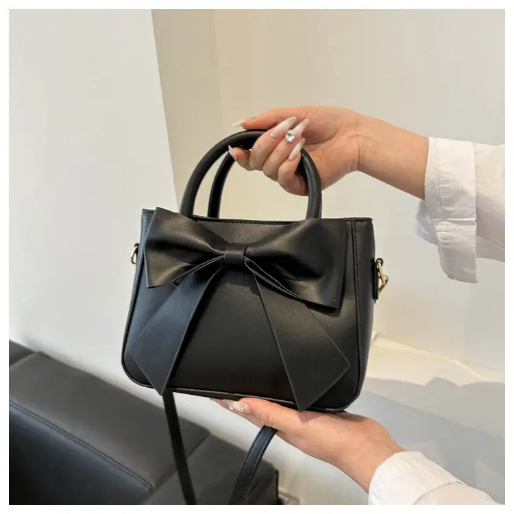 Pink Bow Shoulder Messenger Bag for Women — feature 13