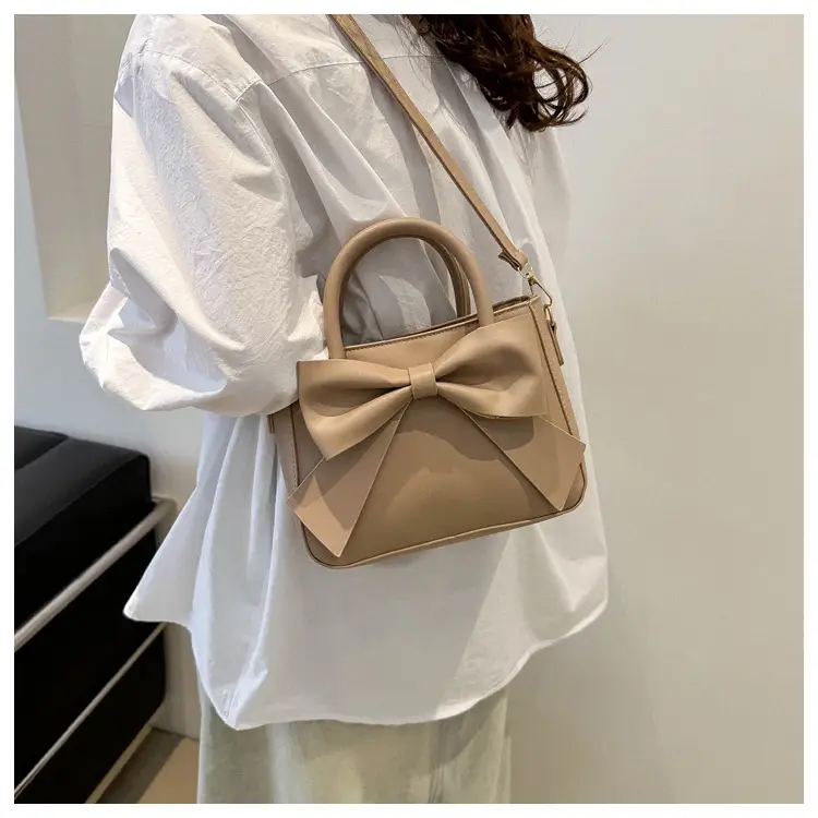 Pink Bow Shoulder Messenger Bag for Women — feature 15