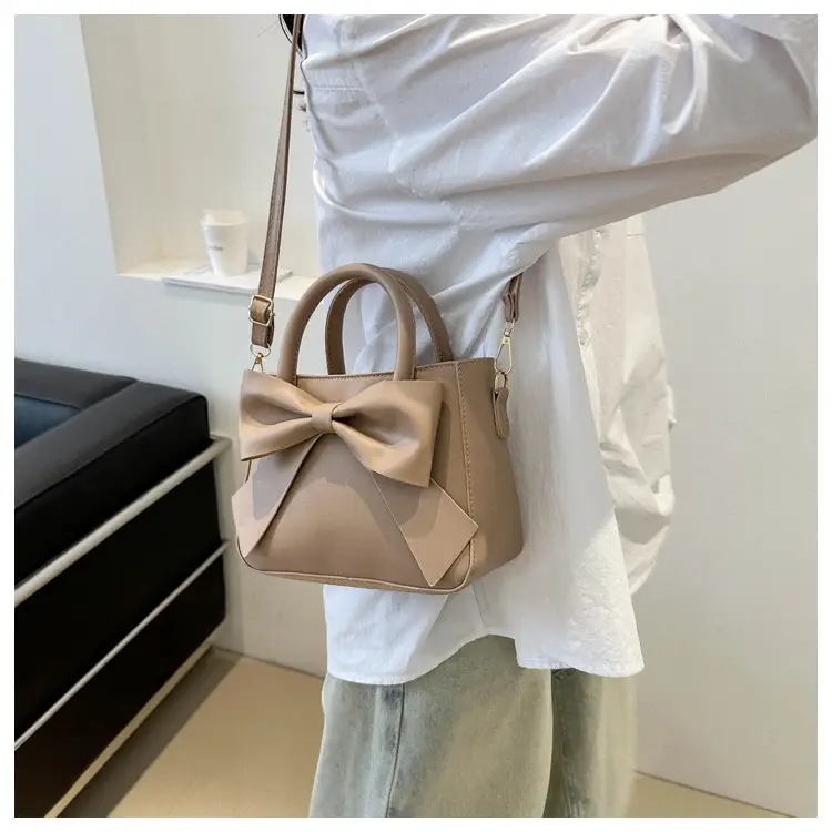 Pink Bow Shoulder Messenger Bag for Women — feature 16