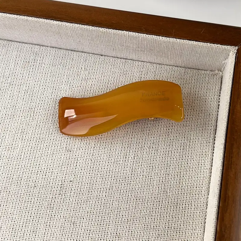 Candy-Colored Acetate Hair Clip for Girls