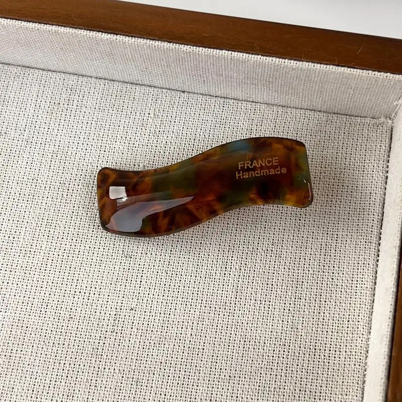 Candy-Colored Acetate Hair Clip for Girls