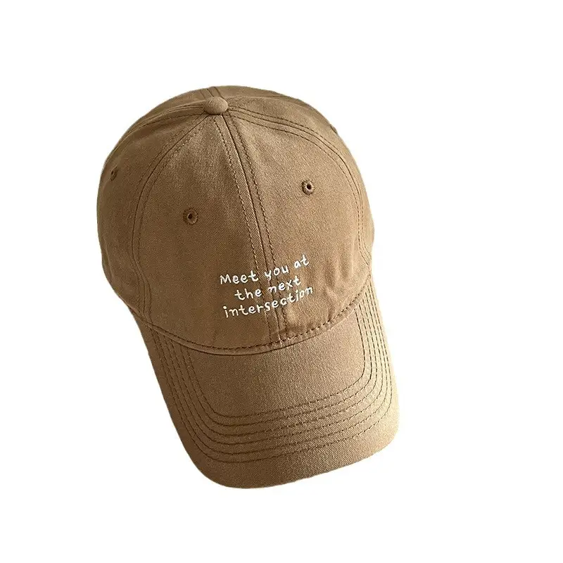 Women Embroidered Baseball Cap Tan New Spring Summer - Image 12