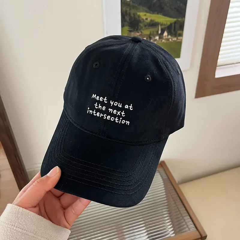 Women Embroidered Baseball Cap Tan New Spring Summer