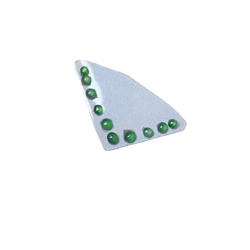 Natural Jadeite Ring Face Green Hair Green - Image 5