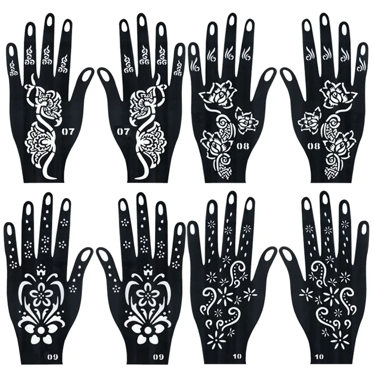 Cross-Border Hand Tattoo Stickers Flower Design — feature 15