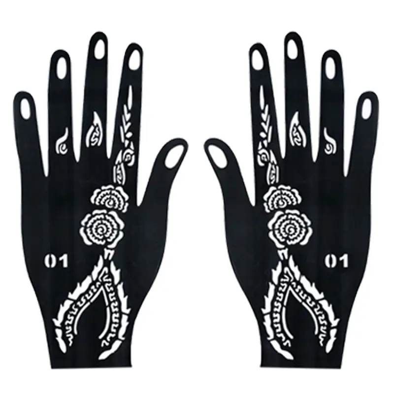 Cross-Border Hand Tattoo Stickers Flower Design — feature 19