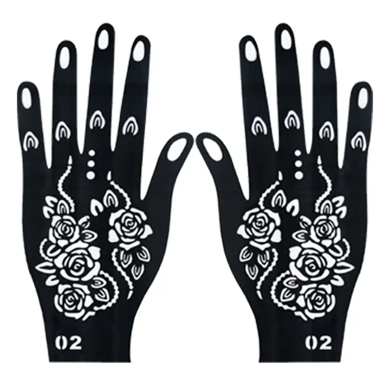 Cross-Border Hand Tattoo Stickers Flower Design — feature 20
