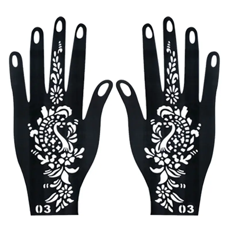 Cross-Border Hand Tattoo Stickers Flower Design — feature 21