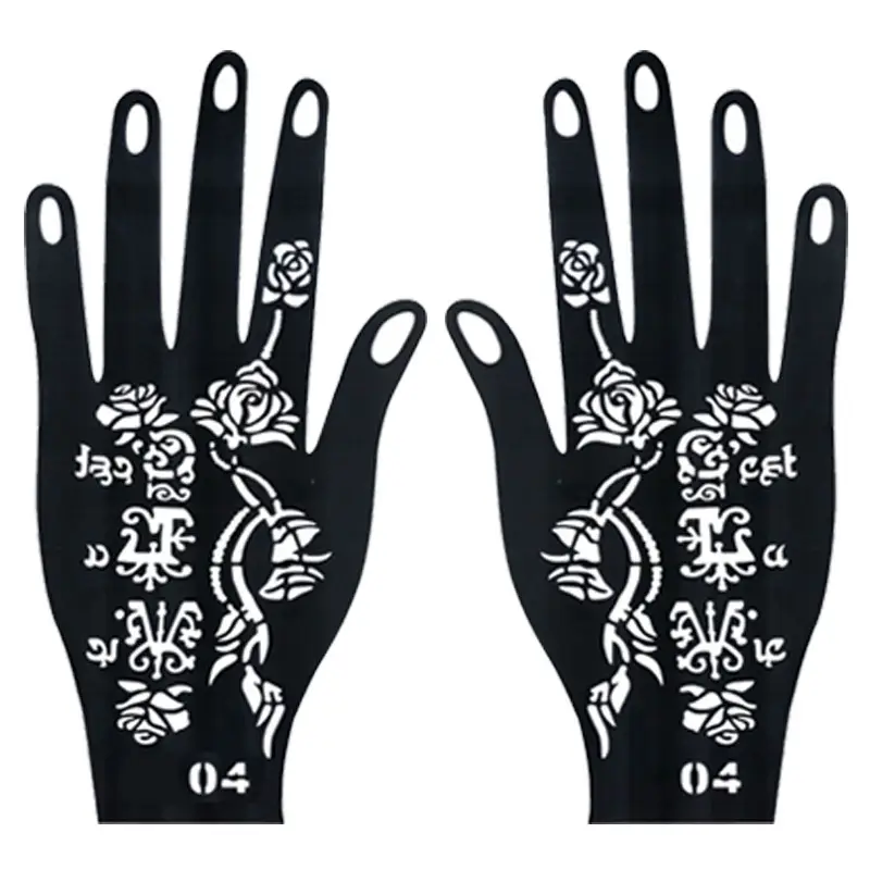 Cross-Border Hand Tattoo Stickers Flower Design — feature 22
