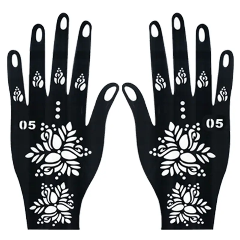 Cross-Border Hand Tattoo Stickers Flower Design — feature 23