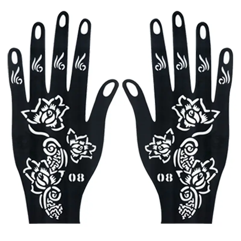 Cross-Border Hand Tattoo Stickers Flower Design — feature 26