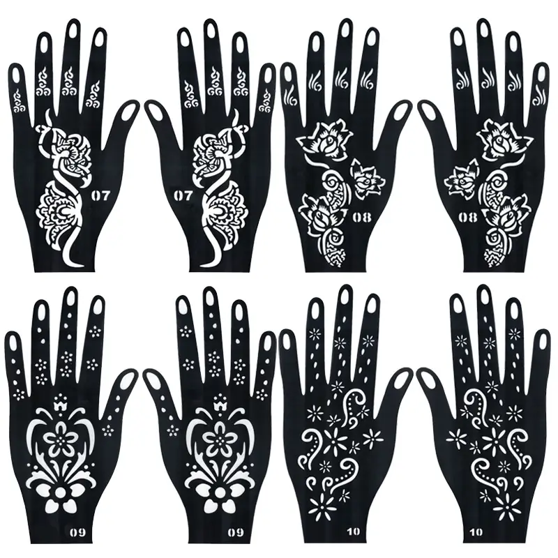 Cross-Border Hand Tattoo Stickers Flower Design — feature 7