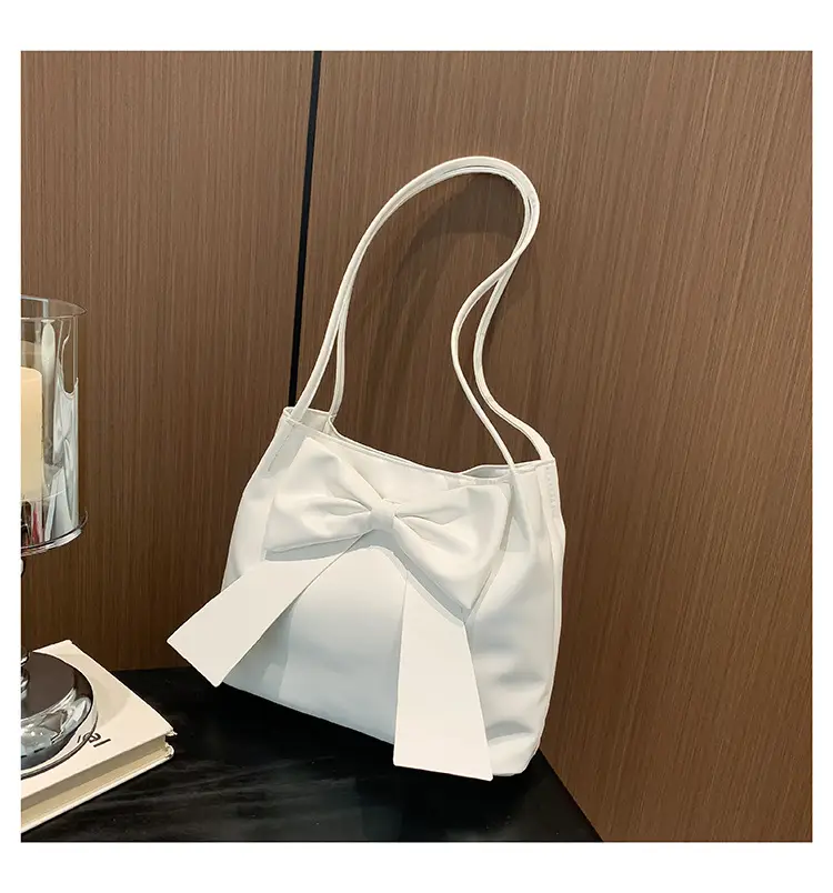 Pink Bow Shoulder Bag for Women 2024 Spring — feature 21