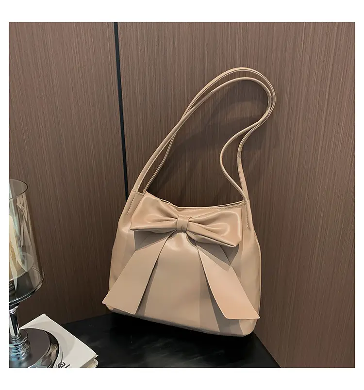 Pink Bow Shoulder Bag for Women 2024 Spring — feature 24