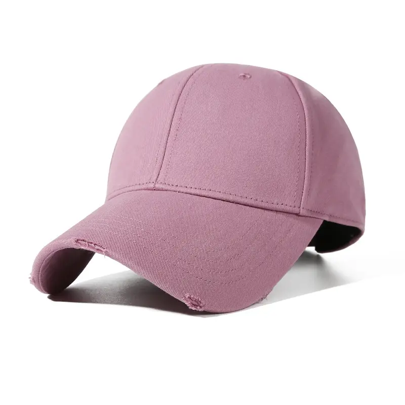 Women's Pure Cotton Baseball Cap Pink Beige Purple - Image 8