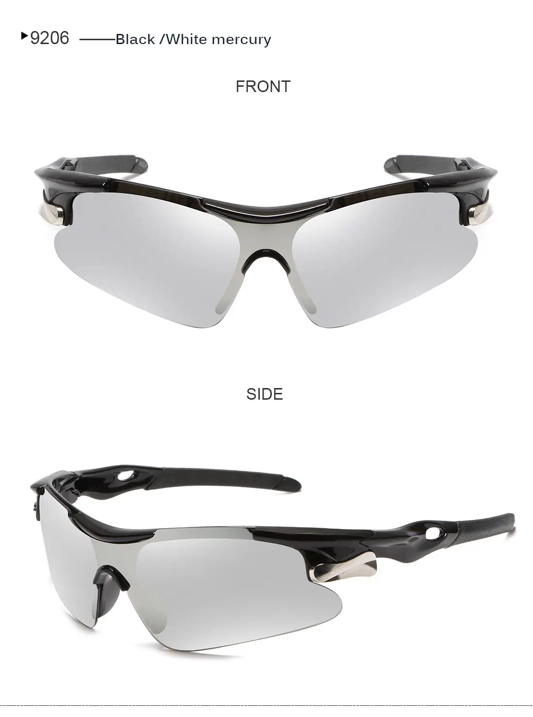 Men's Windproof Anti-UV Sunglasses Red Black — feature 15